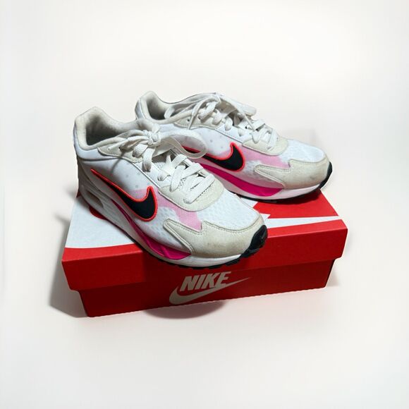 Nike Air Max Solo Low White Pink Crimson W - FN0784-102 - Picture 1 of 5